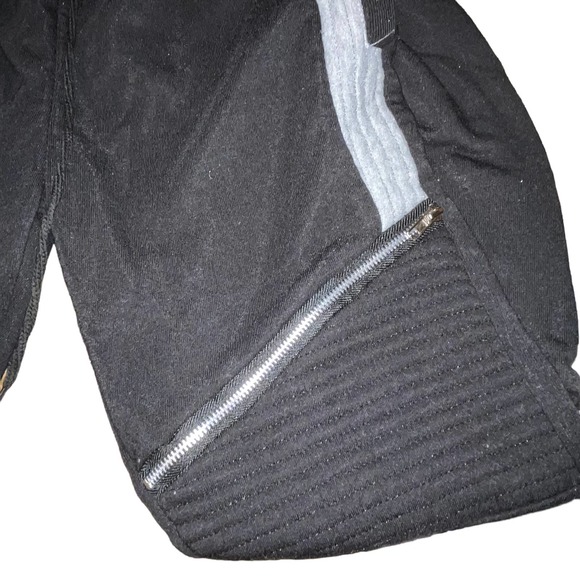 Encrypted Men’s Joggers Size Medium Black And Gray Zipper Accents - Picture 3 of 6